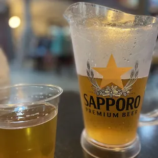 Sapporo beer.