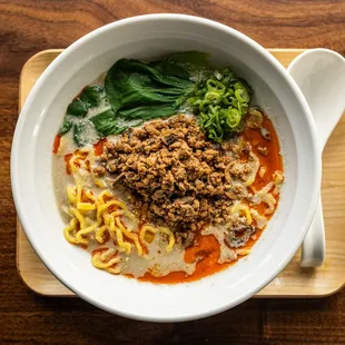 Spicy Mushroom Pork Ramen