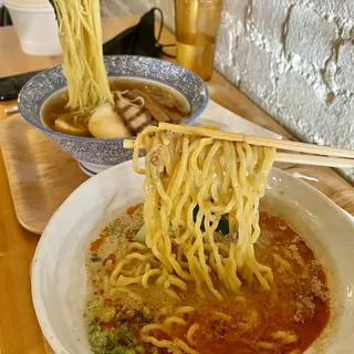 Spicy Mushroom Ramen with Pork