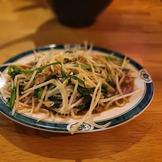 Buranira Stir Fried Pork & Leek