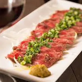 Wagyu beef tataki