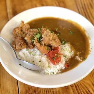 Fried Chicken Curry Rice