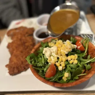 Katsu curry in all its caloric glory. Strange playing. Minus one star