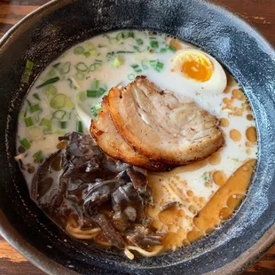 Tonkotsu ramen. Good chashu, mediocre broth.