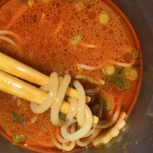 The size of the noodles is all