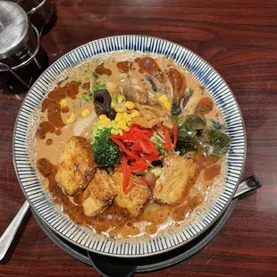 Tofu ramen (likely plant based option)