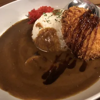 Veggie Croquette Curry Rice