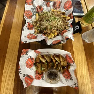 Osaka Fries and Fried Gyoza