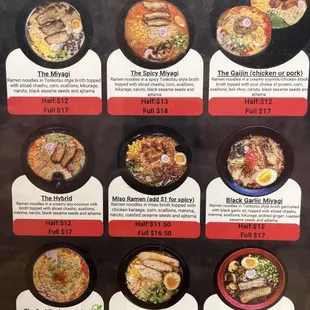 menu, ramen and noodles