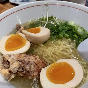 Torishio ramen (with requested extra egg)