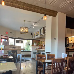 the interior of a restaurant