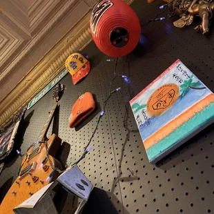 a bunch of items on a table