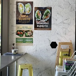 the interior of a restaurant