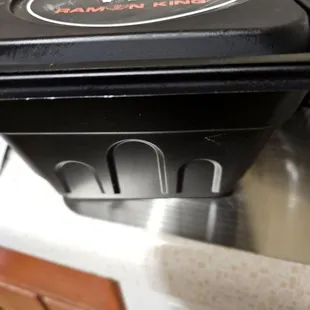 Very large ramen container