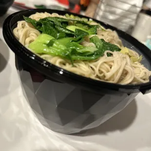 Beef hand pulled noodle soup