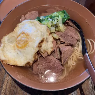 Need noodle soup with fried egg