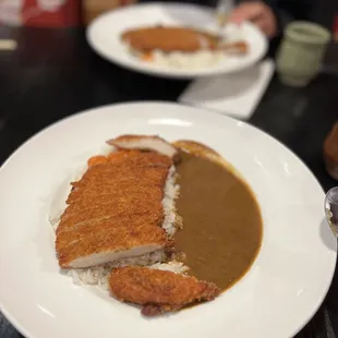 Chicken katsu curry