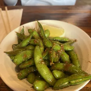 Garlic Edamame