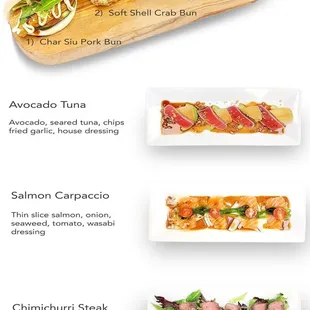 Pork Bun, Soft Shell Crab Bun, Brisket Bun, Spicy Crawfish Bun. New Menu Items!