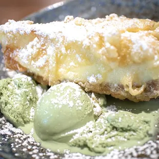 Deepfried Cheesecake a la Mode.