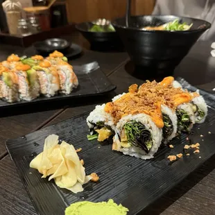 food, sushi and sashimi, sushi, sashimi