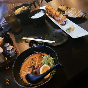 extra spicy pork ramen  3. Rock N Roll*   Gyozas