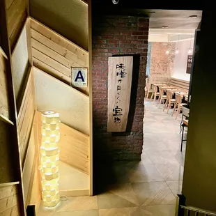 at basement level