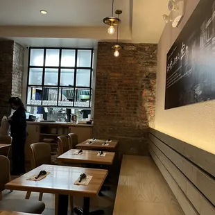 a man in a restaurant