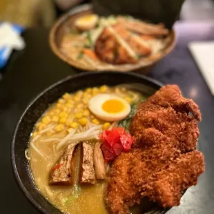 Chicken Katsu Miso Curry Ramen