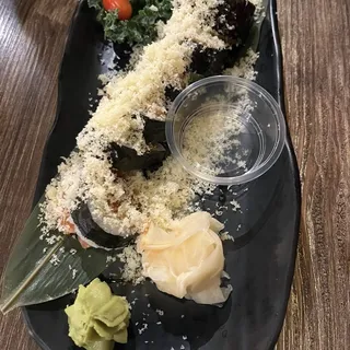 Spicy Salmon Crunch Roll
