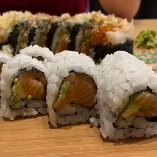 Spicy Tuna Tempura Roll Salmon Roll