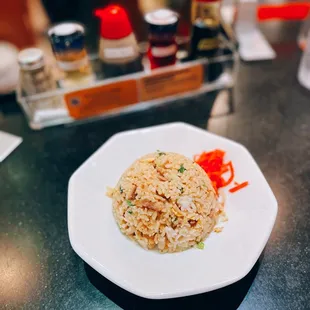 Fried rice (small) that comes with the Ox tail combo