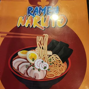 Ramen Naruto Menu (09.08.2023)