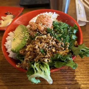 Spicy Tuna rice bowl