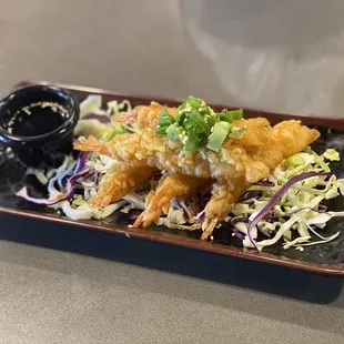 Tempura shrimp.