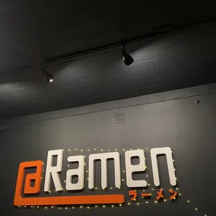 @Ramen sign