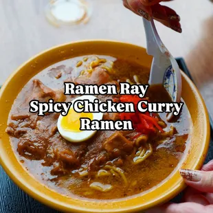 Spicy Chicken Curry Ramen