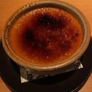 thai tea creme brûlée