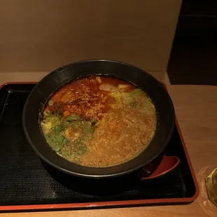 Limited edition spicy miso ramen