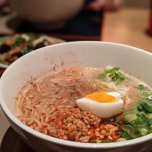 Spicy miso ramen + egg