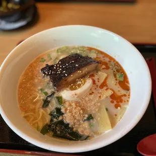 Tonkatsu with extra fried garlic