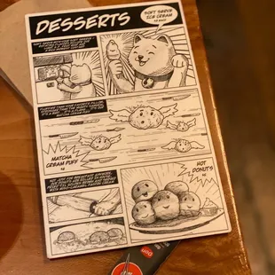 Dessert Menu (3/15/20)