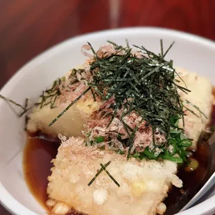 Agedashi tofu