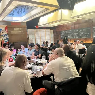 Inside the restaurant