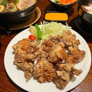 Karaage. Juicy crunchy