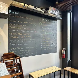 Wall menu