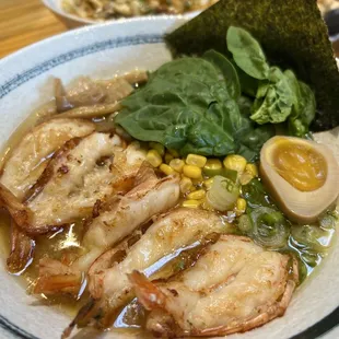 Seared Butter Shrimps Ramen