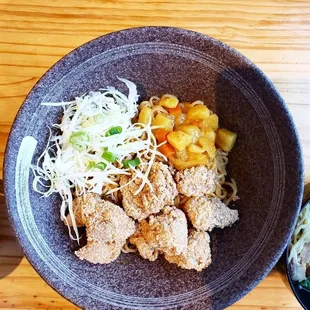 Karaage curry ramen