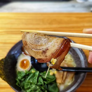 6/12/22 - Chashu Ramen. Little too fatty. The marinade could have been stronger.