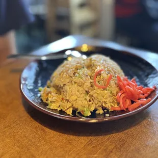 Spicy pork fried rice